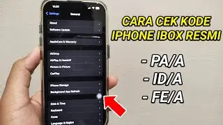 CARA CEK KODE IPHONE RESMI IBOX, ADA 3 KODE PA/A, ID/A, FE/A