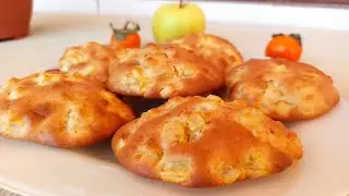 Булочки с яблоками на скорую руку 