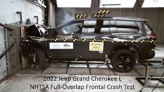 2022-2023 Jeep Grand Cherokee / Grand Cherokee L NHTSA Full-Overlap Frontal Crash Test