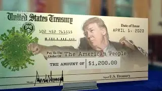 Trump's Name Is On The Checks