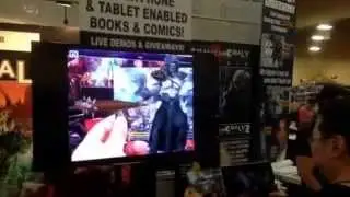 Virtual Comic Characters at Anomaly Productions Booth Amazing Las Vegas Comic-Con 2015