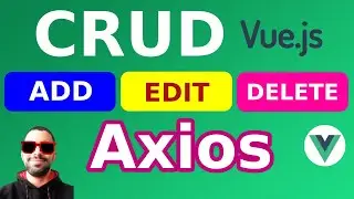 Make a simple CRUD Using Vue.js and Axios