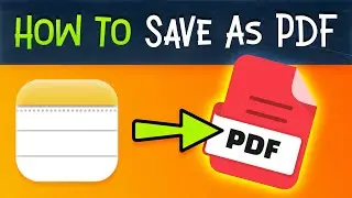 How To Save Apple Notes As PDF on MacBook