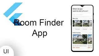 Build Room Finder App - Flutter UI