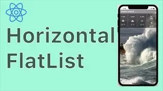23-FlatList#7.An example of Horizontal FlatList like Weather App