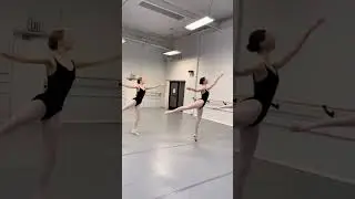 Regular Ballet class: Big Jumps Combination. Girls 12-16 years old 