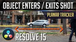 Smoother Planar Tracking for Objects Entering Shot - Resolve 15 Fusion Tutorial
