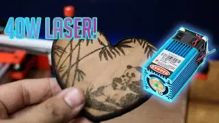 40W Laser module that can ENGRAVE and CUT these Materials
