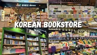 KOREAN BOOKSTORE 🇰🇷📚 Kyobo & Hottracks