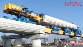 Modern Bridge Construction Secrets Revealed - Heavy Equipment Machine Road Construction