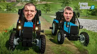 ГОНКИ НА ТРАКТОРАХ! БЕЛОРУС от GVR - ЗАТОНИРОВАННЫЙ и ПАЦАНСКИЙ!