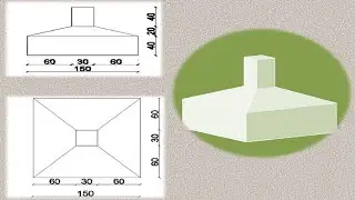 Comment Réaliser Une Semelle Avec Glacis Sur AutoCAD?