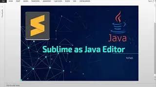 How to Compile and Run Java in Sublime Text 3 / Integrating Java with Sublime Text Editor.