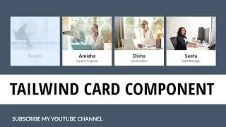 How to make Responsive card Using  tailwind CSS and React JS 