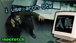 first day of using arch btw