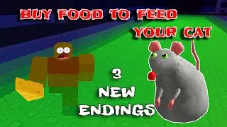 3 NEW Endings - Buy Food To Feed Your Cat 🐈 [ROBLOX]