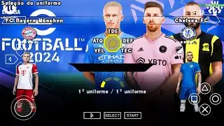 eFootball PES 2024 PPSSPP Real Faces Camera PS5 New Update Transfers & Kits 2023/24 Best Graphics HD