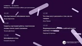 Вебинар «Университетская суббота для школьников»