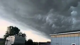 Clouds Right before the storm hits.