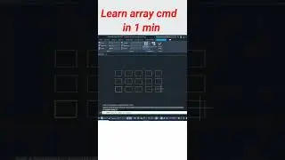 array command in autocad #short #autocad