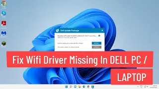 How to Install DELL Wi-Fi Driver On Windows 11/10/8/7 | Fix Wifi Driver Missing In DELL PC / LAPTOP