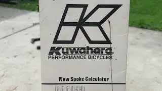 Kuwahara KZ1 BMX 1984 disassembly and wheel refurbishment