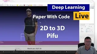 #1 Machine Learning Papers with Code - PIFU - 3D Deep Learning - 2D Photo to 3D Model