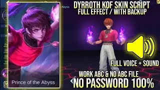 Dyrroth Kof Orochi Chris Skin Script No Password Full Sound Effect Full Voice Patch Beatrix ABC File