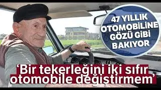 87lik Delikanlı, 47 Yıllık Otomobiline Gözü Gibi Bakıyor