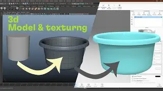 Bath tub texturing Keyshot part2 #3dartists #art #artstagram #keyshot #maya #trending #texture