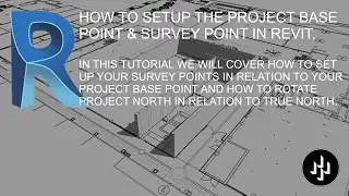 HOW TO SETUP PROJECT BASE POINT AND SURVEY POINT IN REVIT