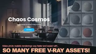 Tons of Free V-Ray Models and Materials: How To Use Chaos Cosmos and V-Ray Material Library