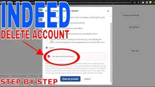 ✅ How To Delete Your Account In Indeed 🔴