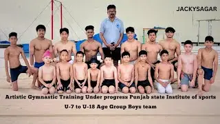 Artistic Gymnastic Training Under progress|Punjab state Institute of sports |U-7 to U-18 Boys team.