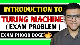 Introduction to Turing Machine in Hindi 🔥🔥