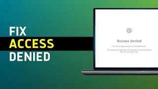 How To Fix ChatGPT Access Denied Error?