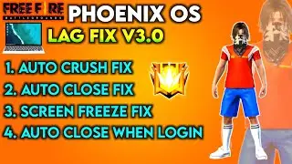 FREE FIRE PHOENIX OS LAG FIX | AUTO CLOSE FIX | RXT GAMING |