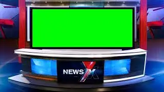 News Studio Green screen