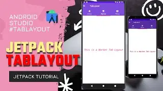 TabLayout in jetpack compose/jetpack compose tab layout in android studio||Solution code Android