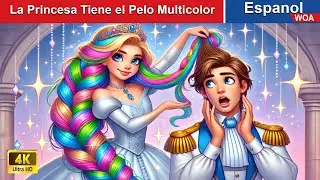 La Princesa Tiene el Pelo Multicolor 👸🌈 Cuentos Para Dormir 🌛 @WOASpanishFairyTales