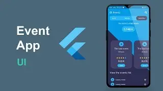 Event app UI in Flutter | Random UI Series