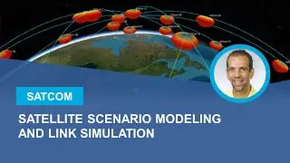 Satellite Scenario Modeling and SatCom Link Simulation in MATLAB