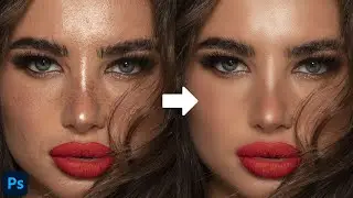 High-End Skin Softening in 1 Minute in Photoshop | Fast Retouch | photoshop tutorial