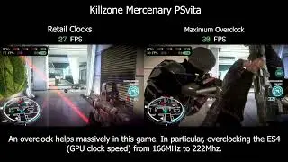 Killzone Mercenary PSVita Retail vs Overclock