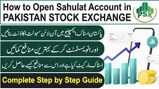 How to open Asan account for invest in Pakistan stock exchange