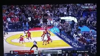 San Diego State Lamont Butler Game Winning Shot in National Semifinal against FAU