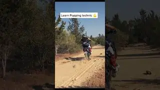 How to pass the obstacles no clutch? Popping technique. #tenere700 #yamaha #tenere #hardadv #kagi