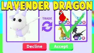 Trading *NEW* LAVENDER DRAGON in Adopt Me!