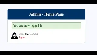 Simple PHP Login and Logout with Session