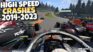 F1 HIGH SPEED CRASHES 2014 - 2023 #11